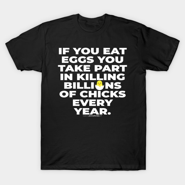 Vegan Activist Graphics #takingblindfoldsoff 10 T-Shirt by takingblindfoldsoff